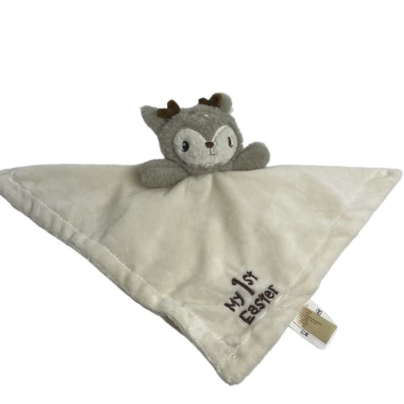 Dan Dee Way To Celebrate Lovey Security Blanket My 1st Easter Deer Rattle Soft - Picture 10 of 12